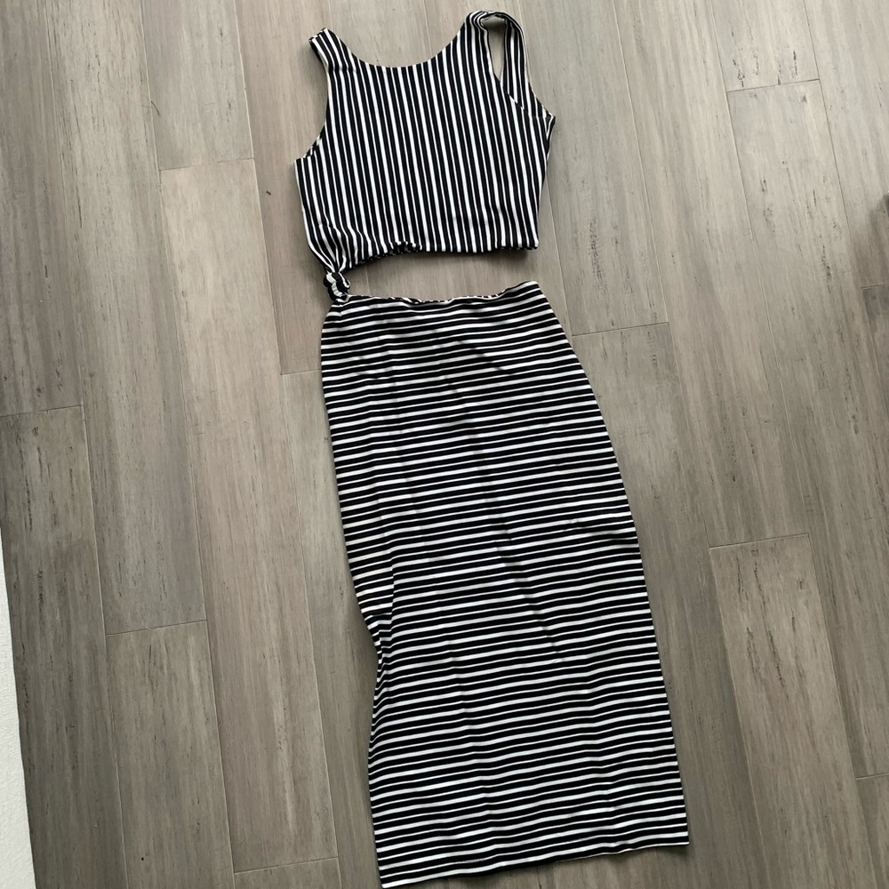 Zara cut out midi dress